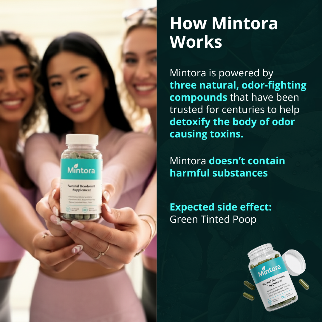 Mintora™ | Nature’s Internal Deodorant
