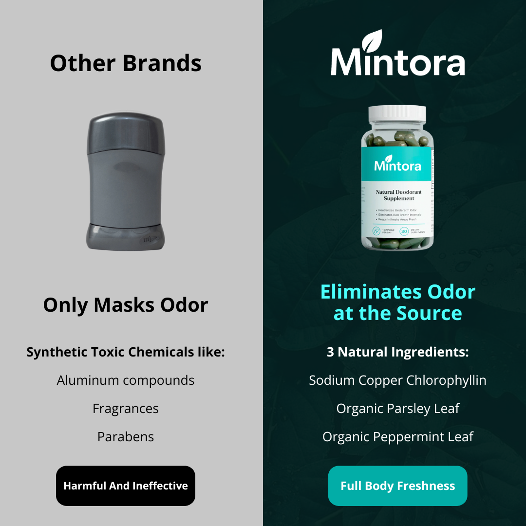 Mintora™ | Nature’s Internal Deodorant