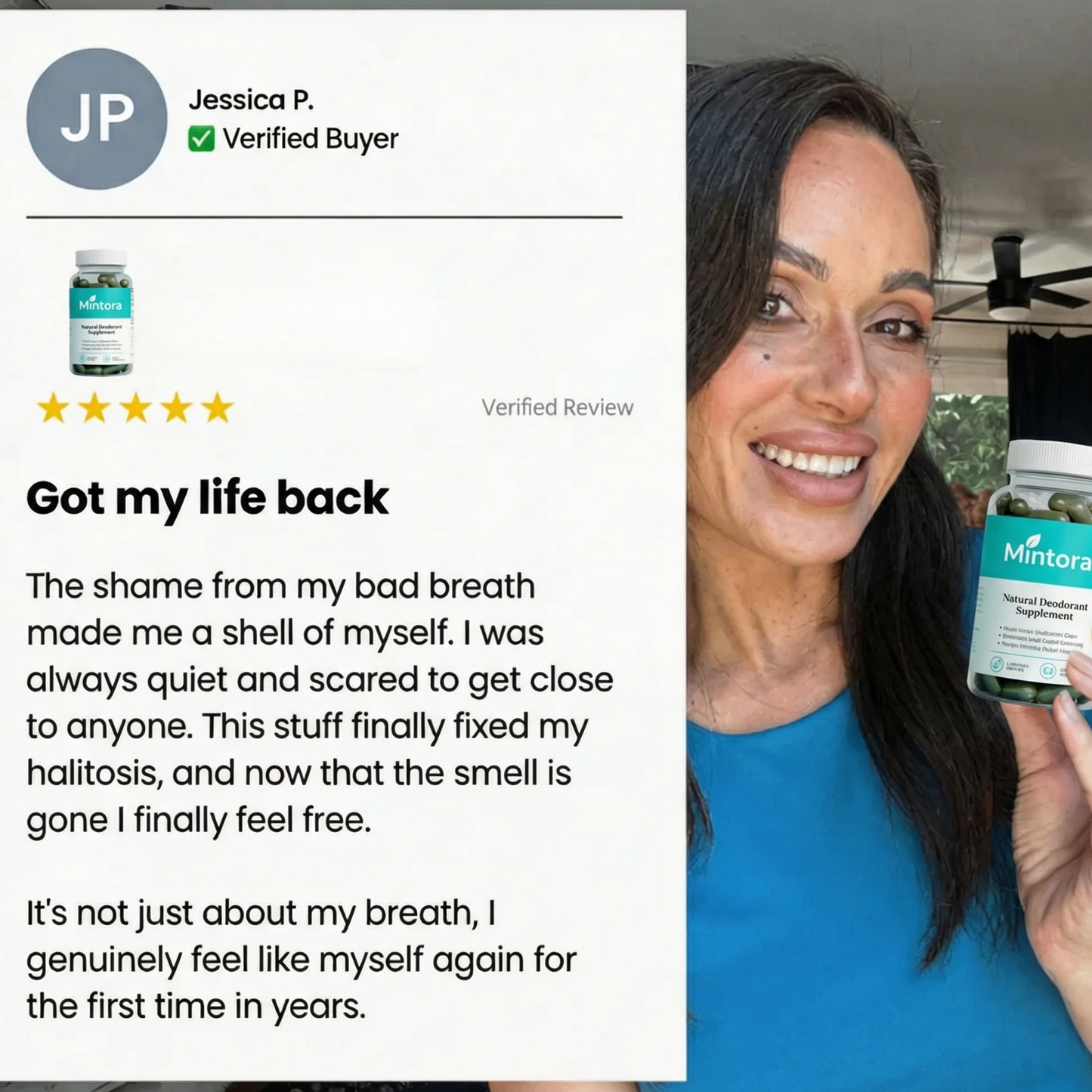 Mintora - Fresh Breath & Odor Control Supplement